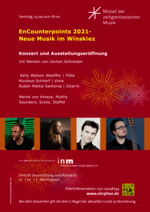 Festival EnCounterpoints 2021 - Woelffer, Schlierf, Santorsa - 09/25/21 - 8:00pm